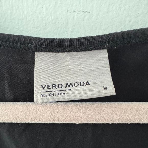 Vero Moda Maxi My Lace Long Tank in Black - Picture 7 of 11